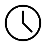 Clock 0500 SVG Icon